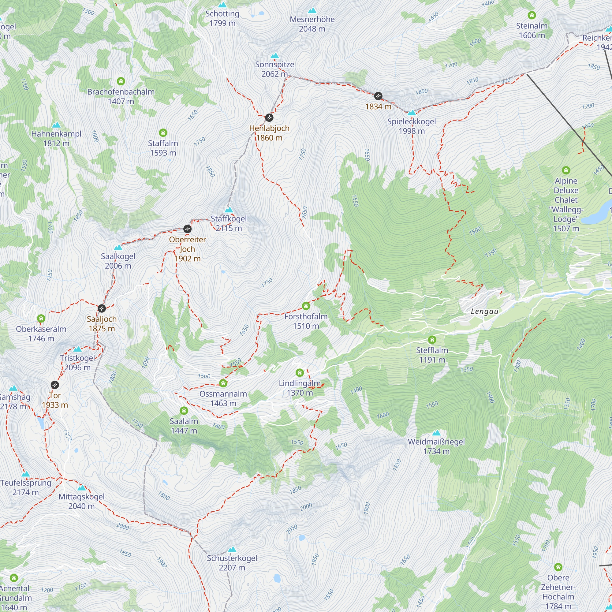 Forsthofalm map