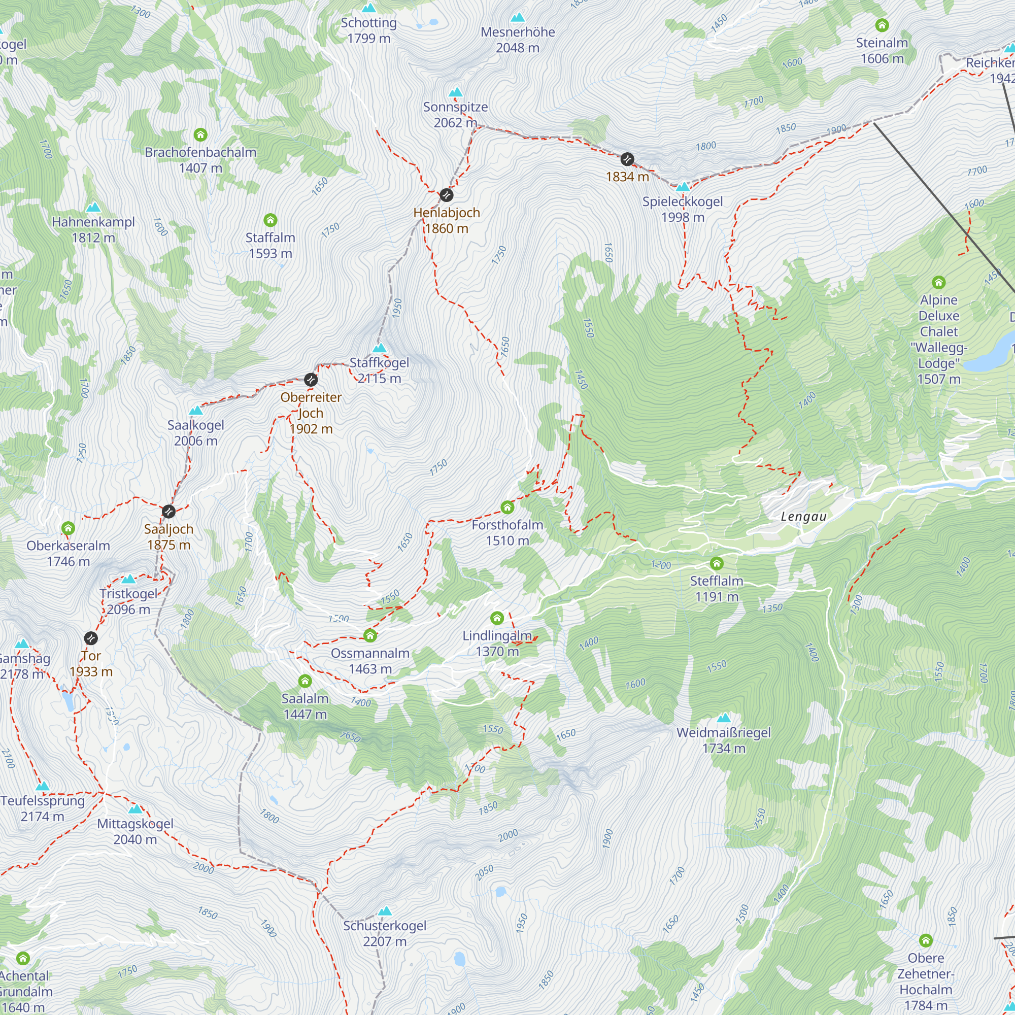 Forsthofalm map