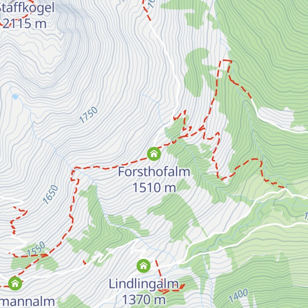 Map of Forsthofalm
