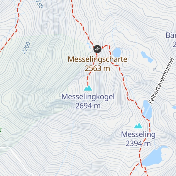 Map of Messelingkogel