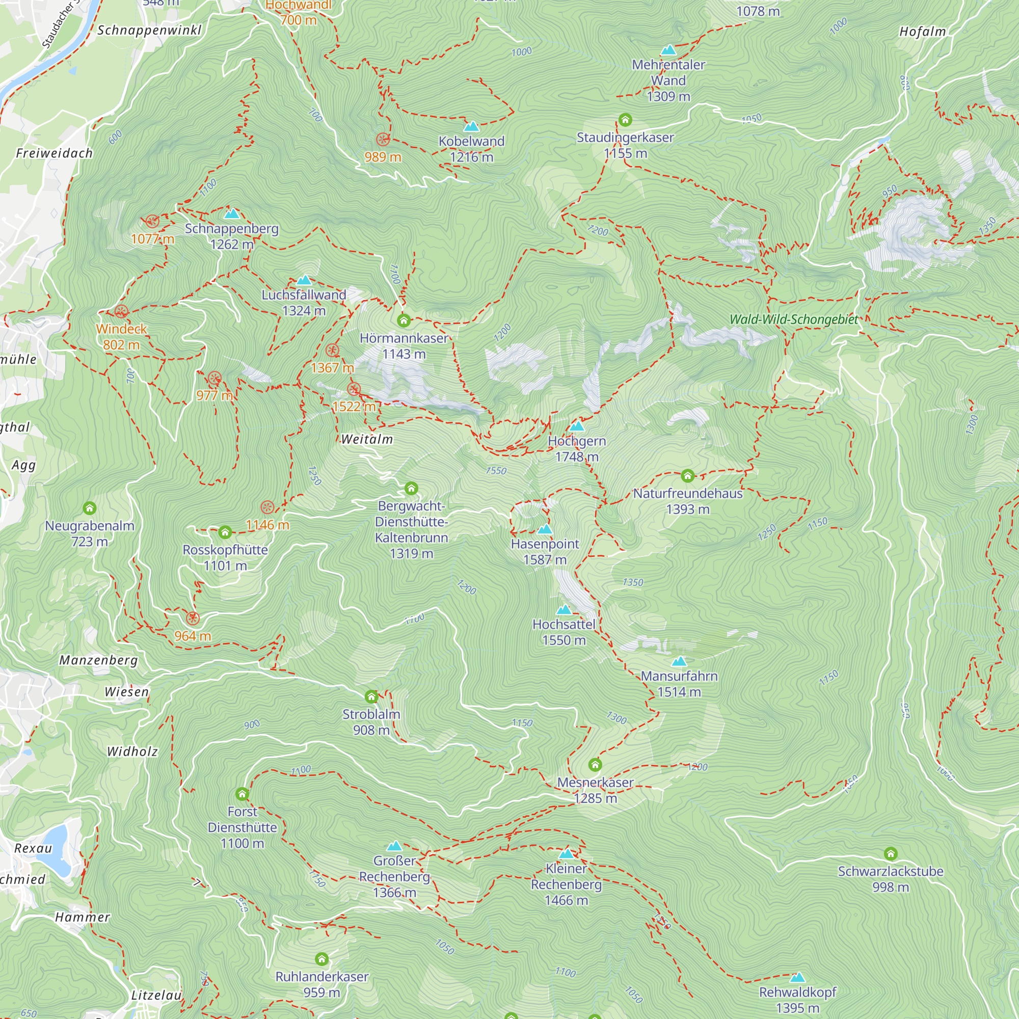 Gernalm map