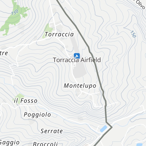 Map of Montelupo