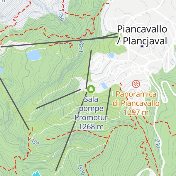 Map of La Busa del Sauc