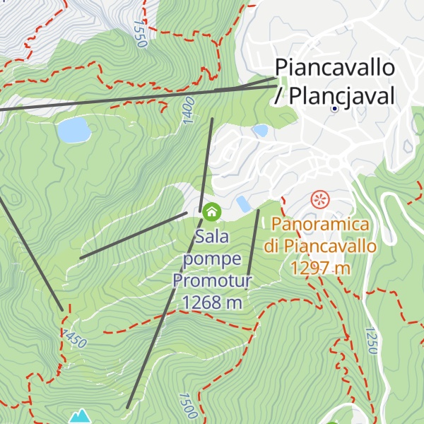 Map of Sala pompe Promotur