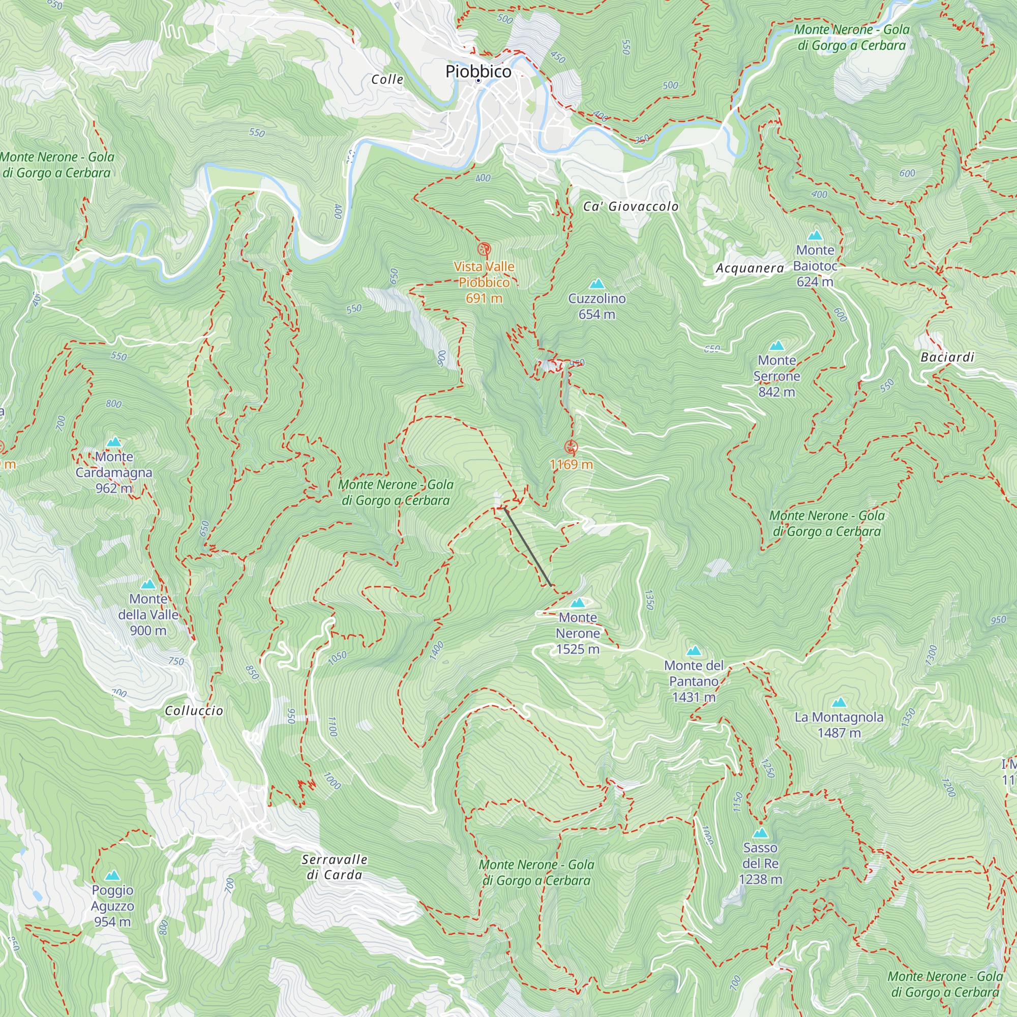 Rifugio Corsini map