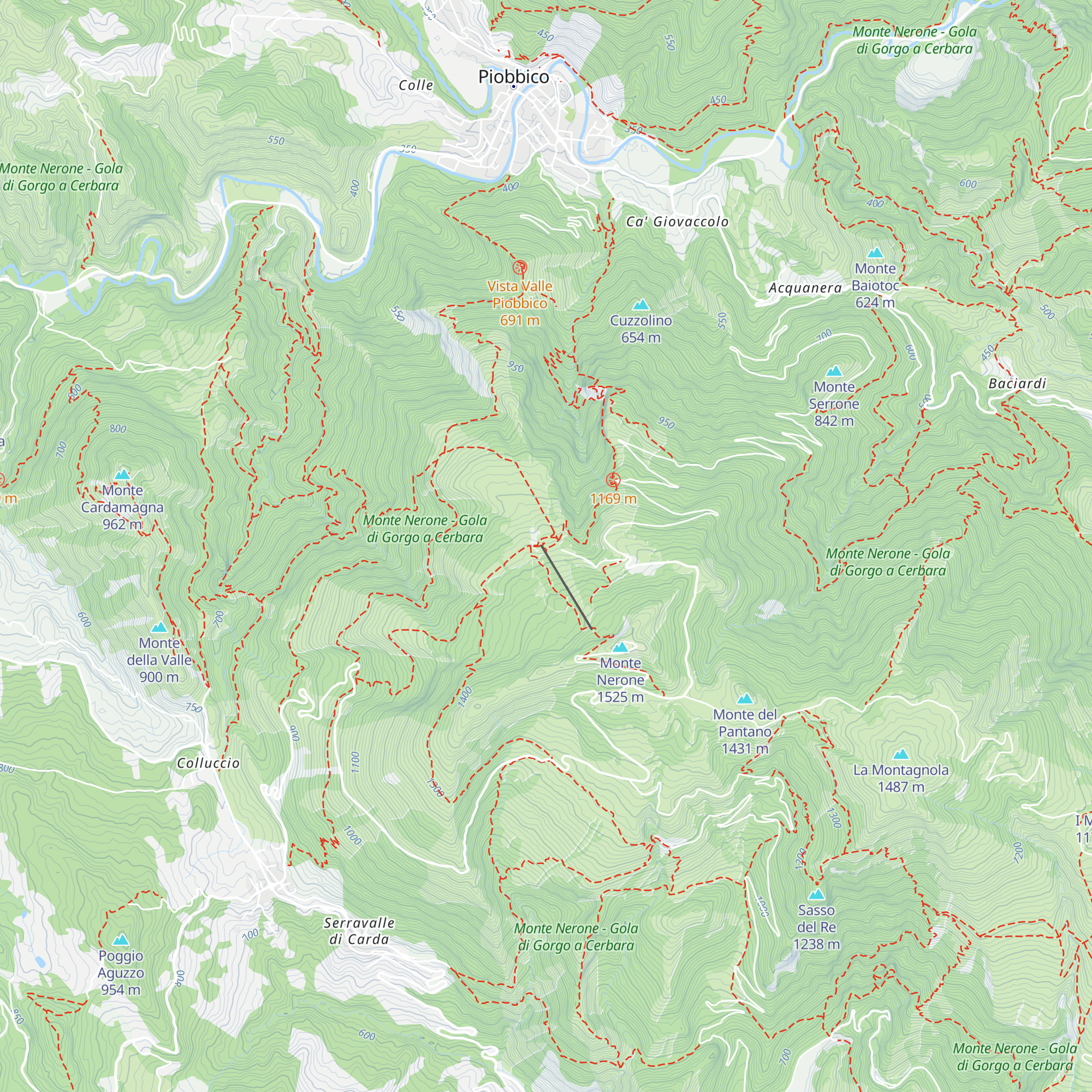 Rifugio Corsini map