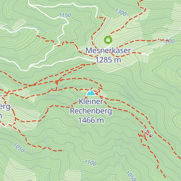Map of Diensthütte Kleinrechenberg