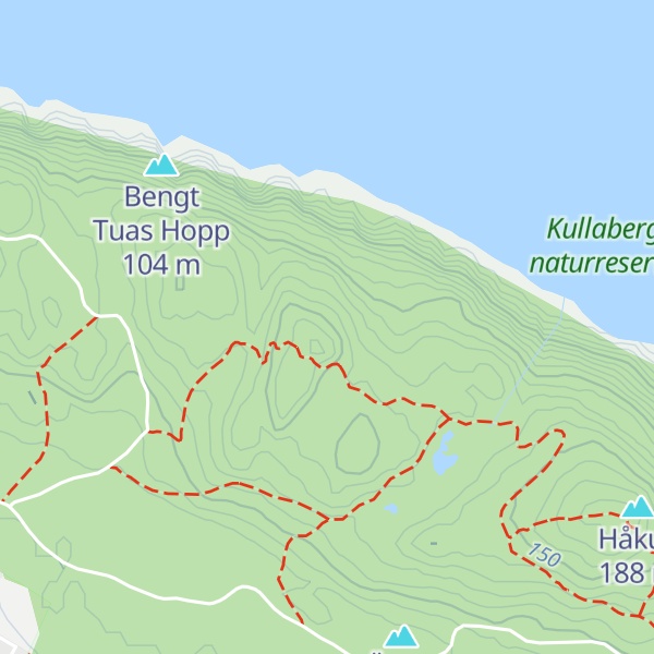 Map of Gregers backar