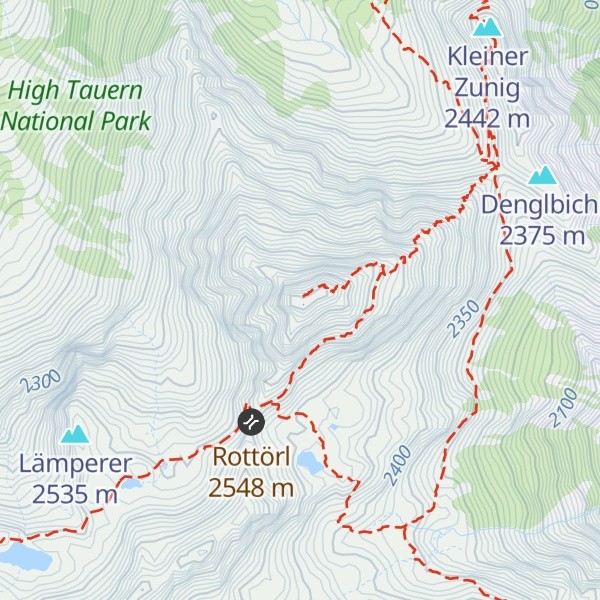 Map of Großer Zunig