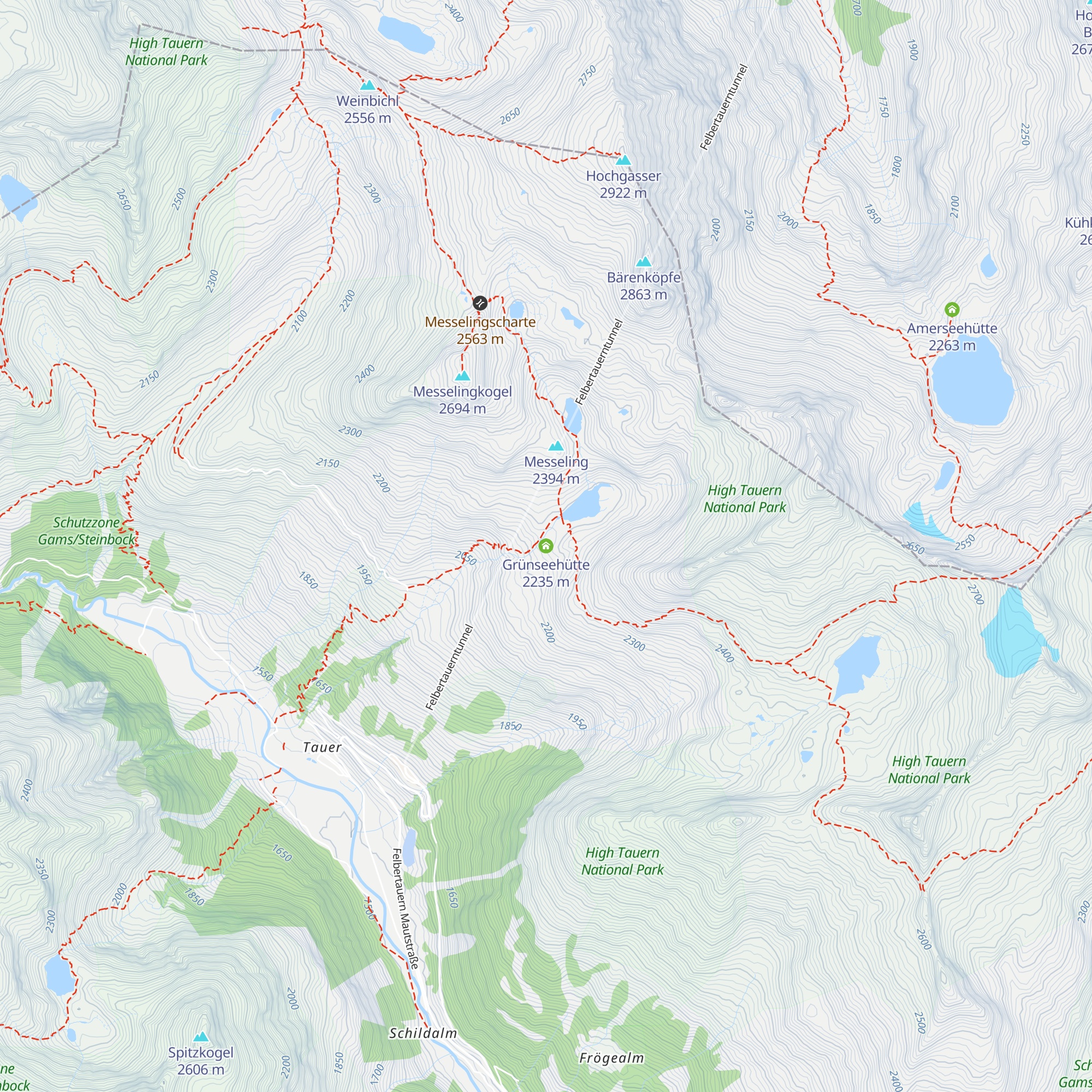 Grünseehütte map