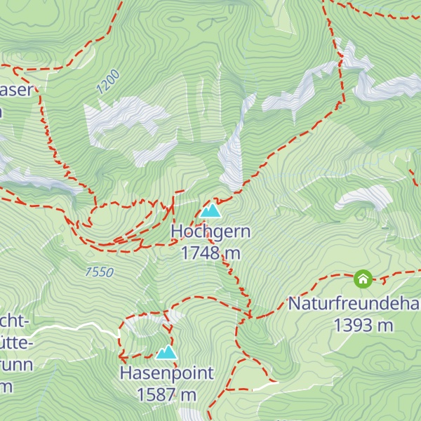 Map of Hochgern