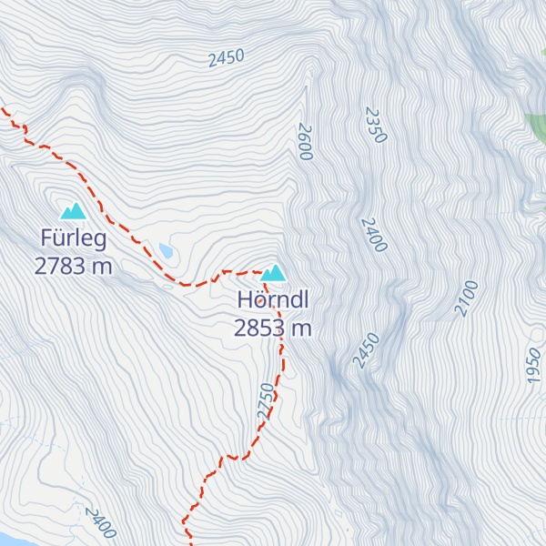 Map of Hörndl