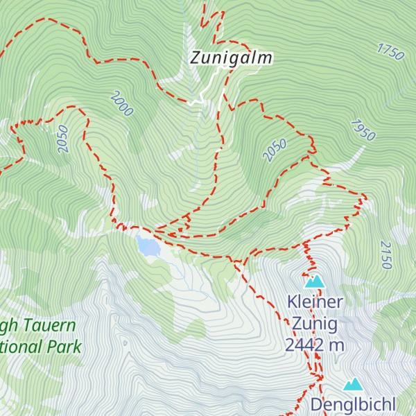 Map of Kleine Zunig