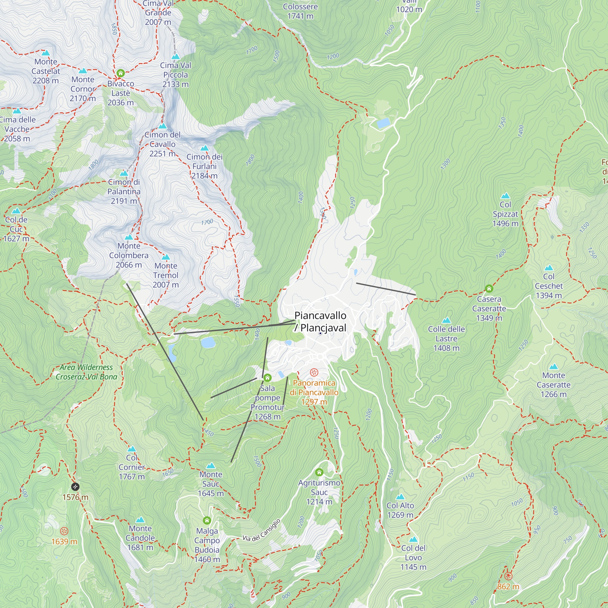 1301 INN map
