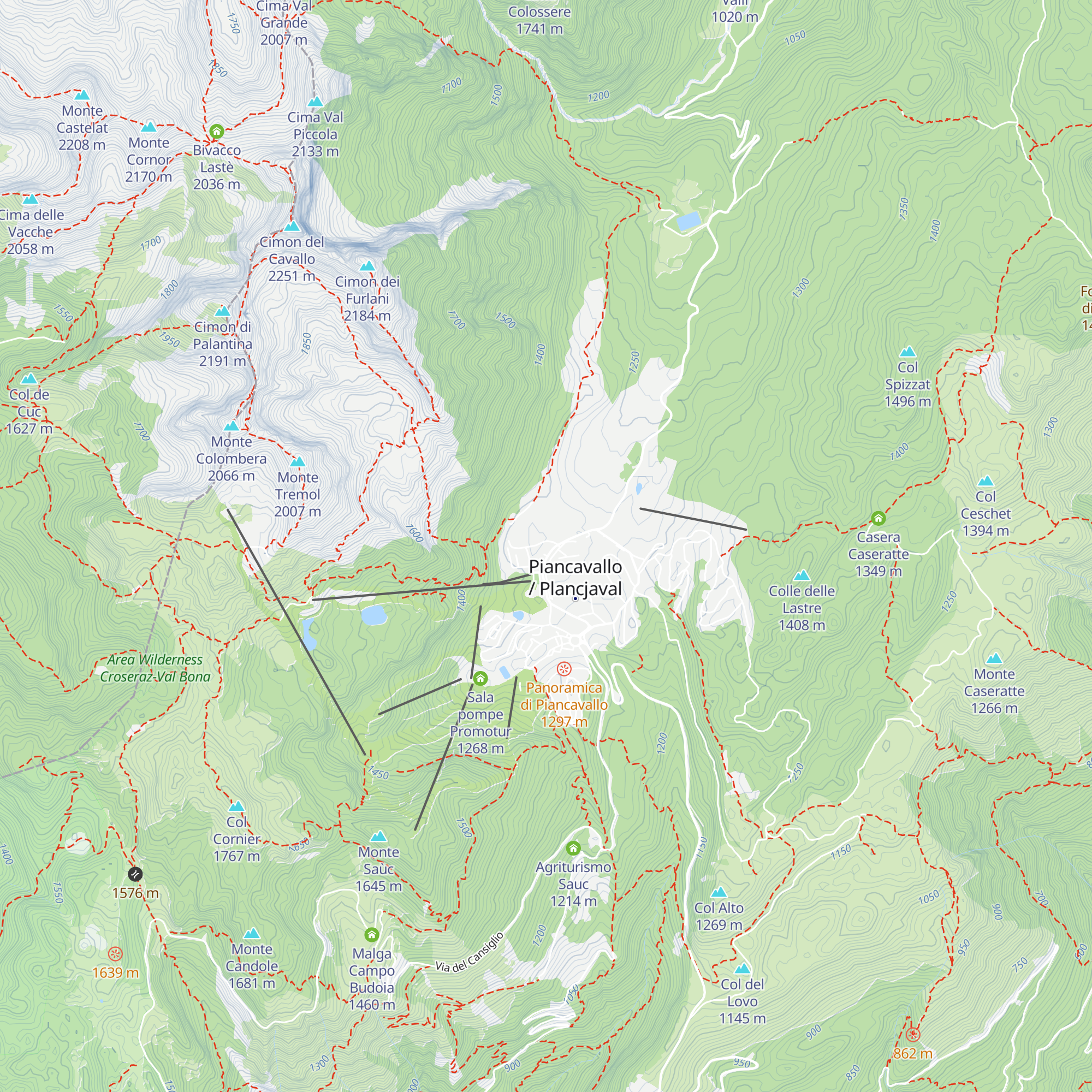 1301 INN map