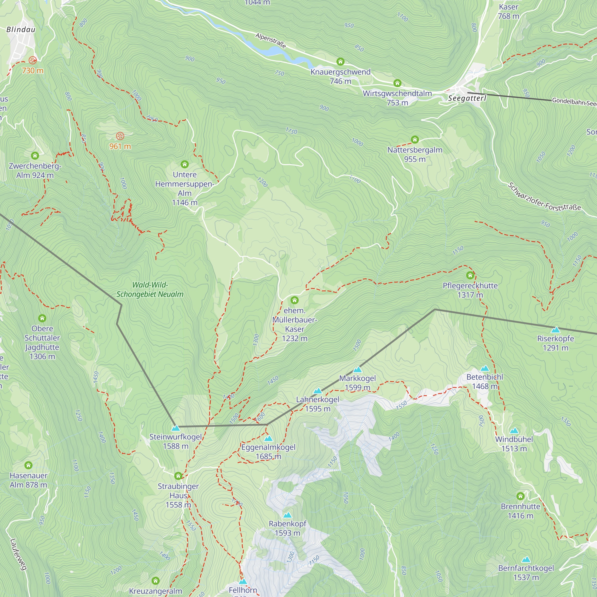 Lehrberger-Kaser map