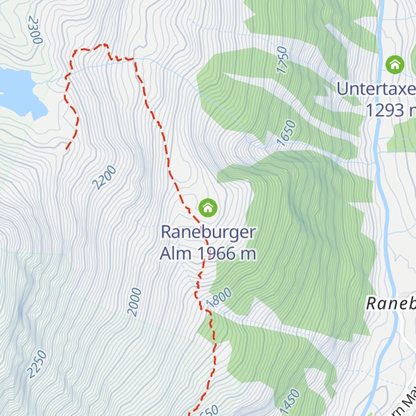 Map of Raneburger Alm