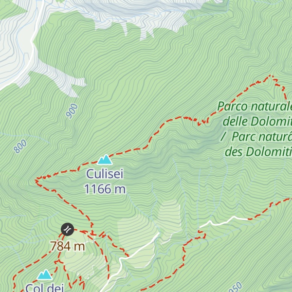 Map of Col dei Mui