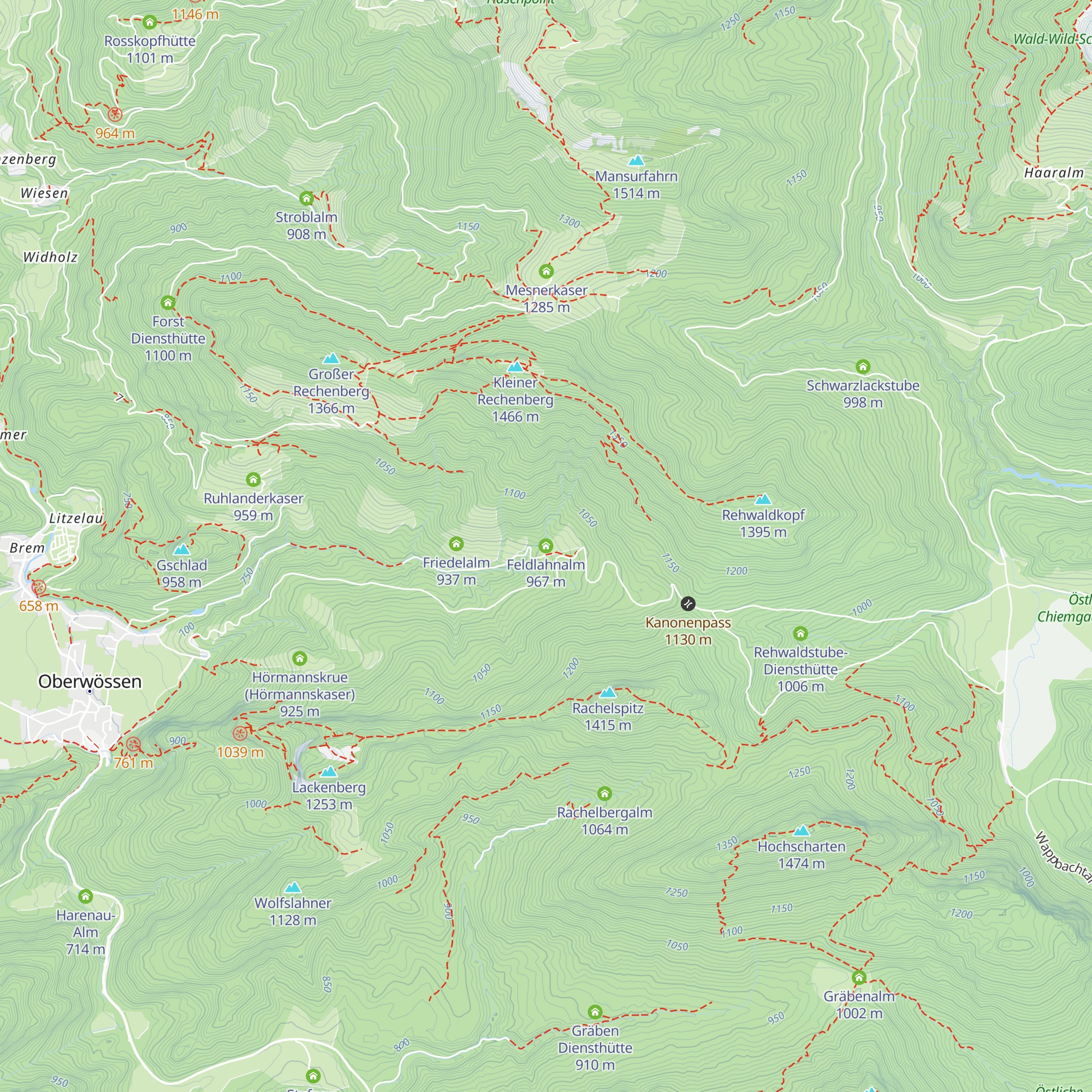 Feldlahnalm map