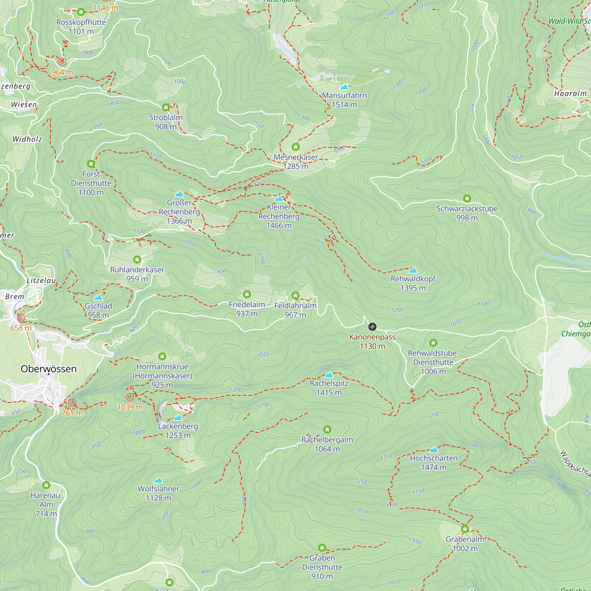 Feldlahnalm map