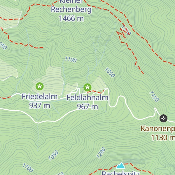 Map of Feldlahnalm