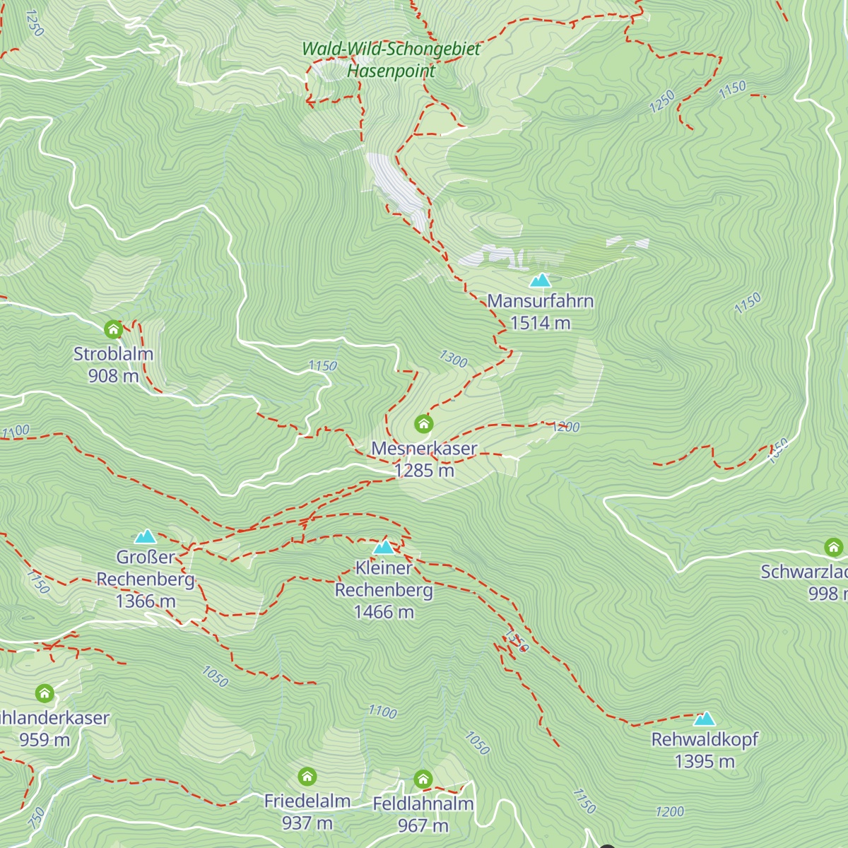 Mesnerkaser map