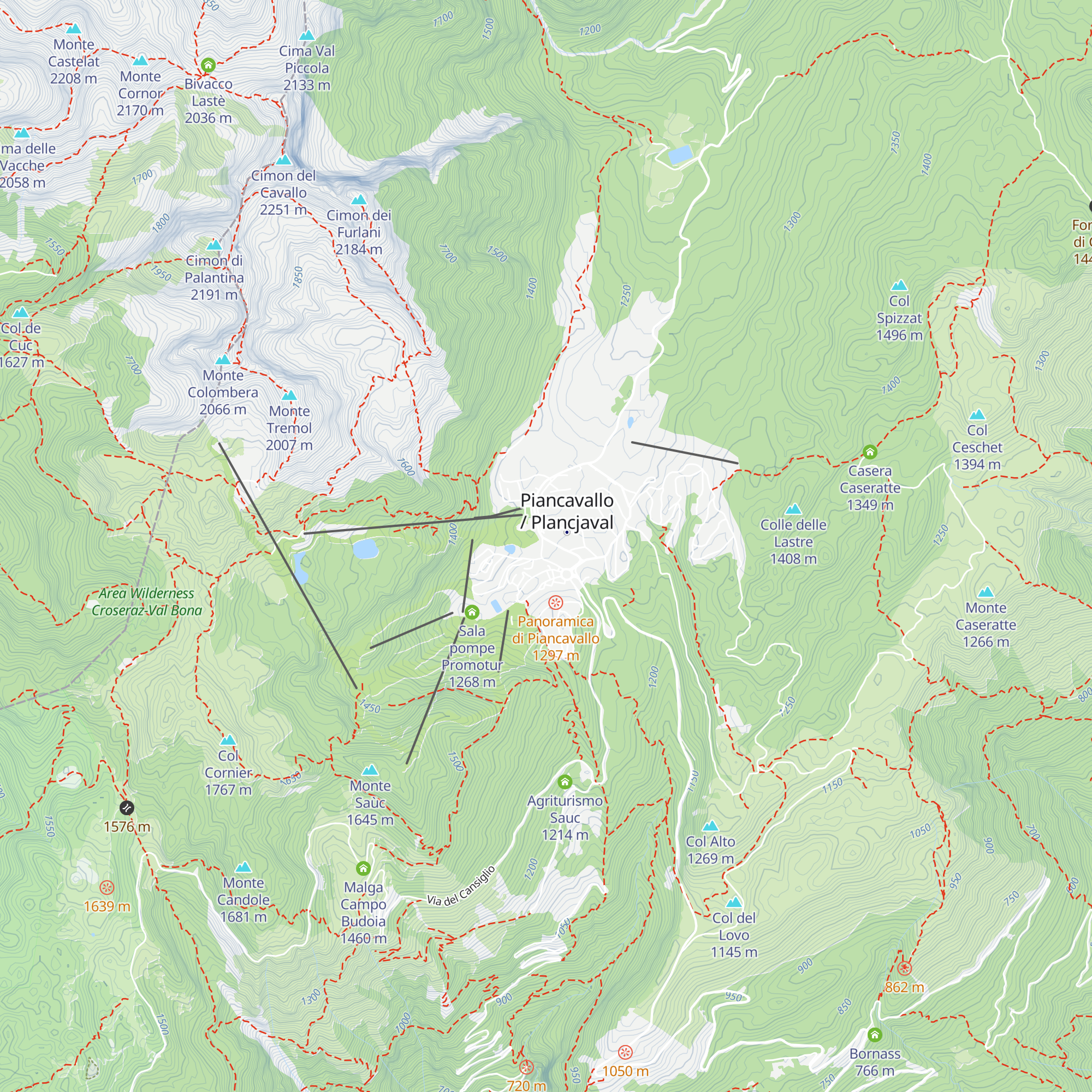 Pizzeria Edelweiss map