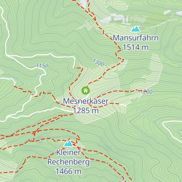 Map of Unterwiedholzerkaser