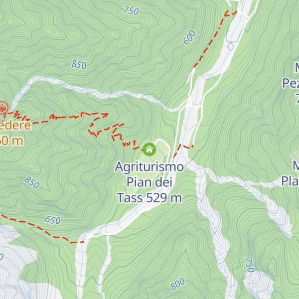 Map of Agriturismo Pian dei Tass