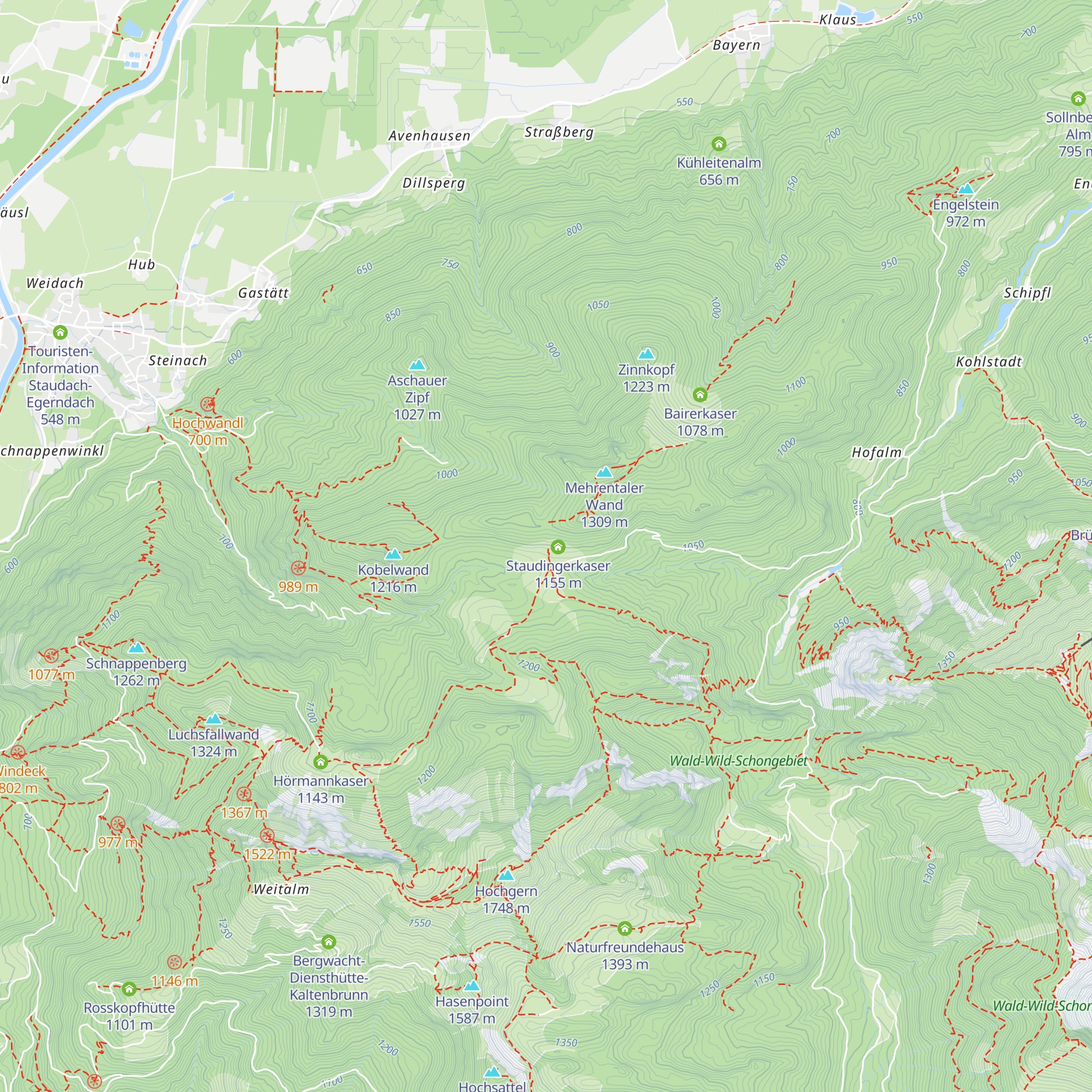 Vorderalm / Schwemmbräukaser map