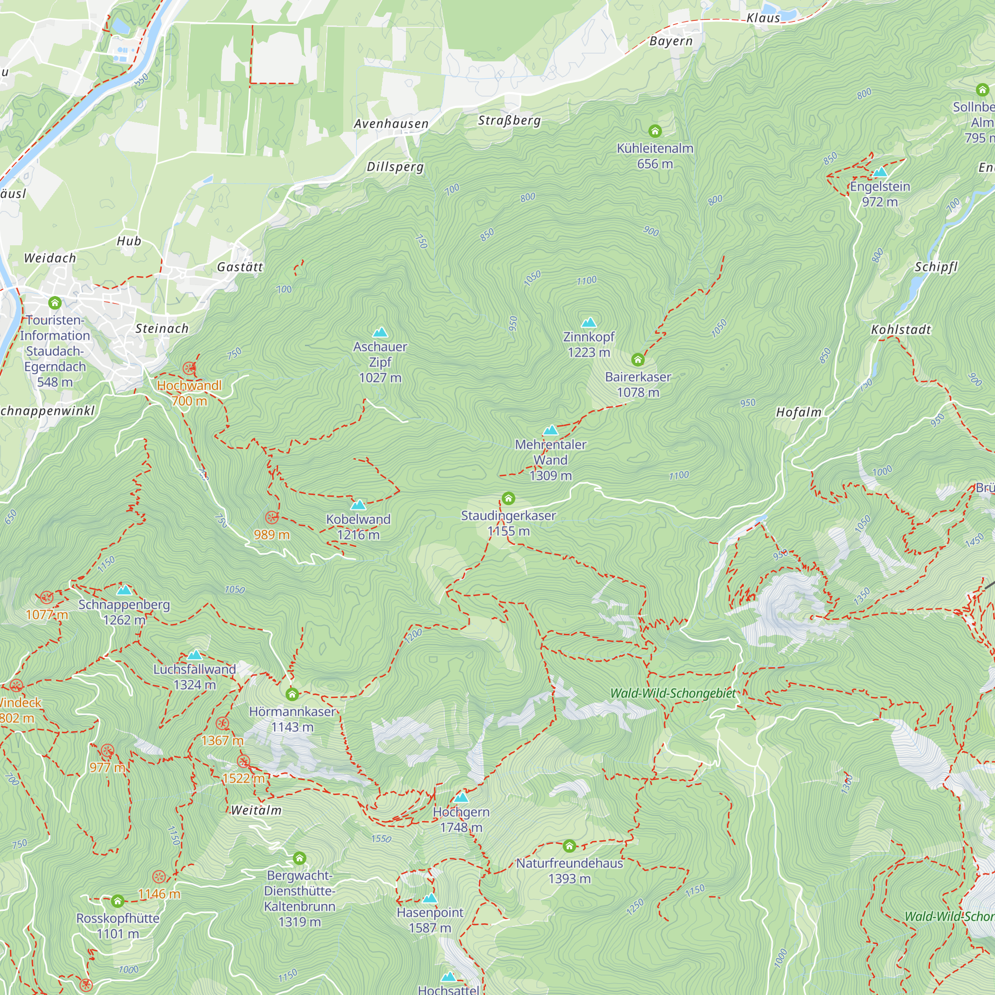 Vorderalm / Schwemmbräukaser map