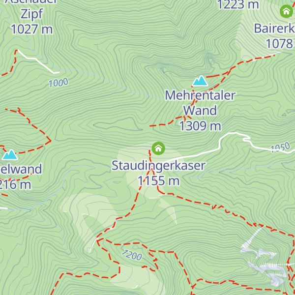 Map of Vorderalm / Schwemmbräukaser