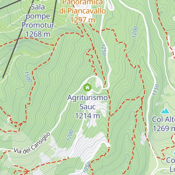 Map of Agriturismo Sauc