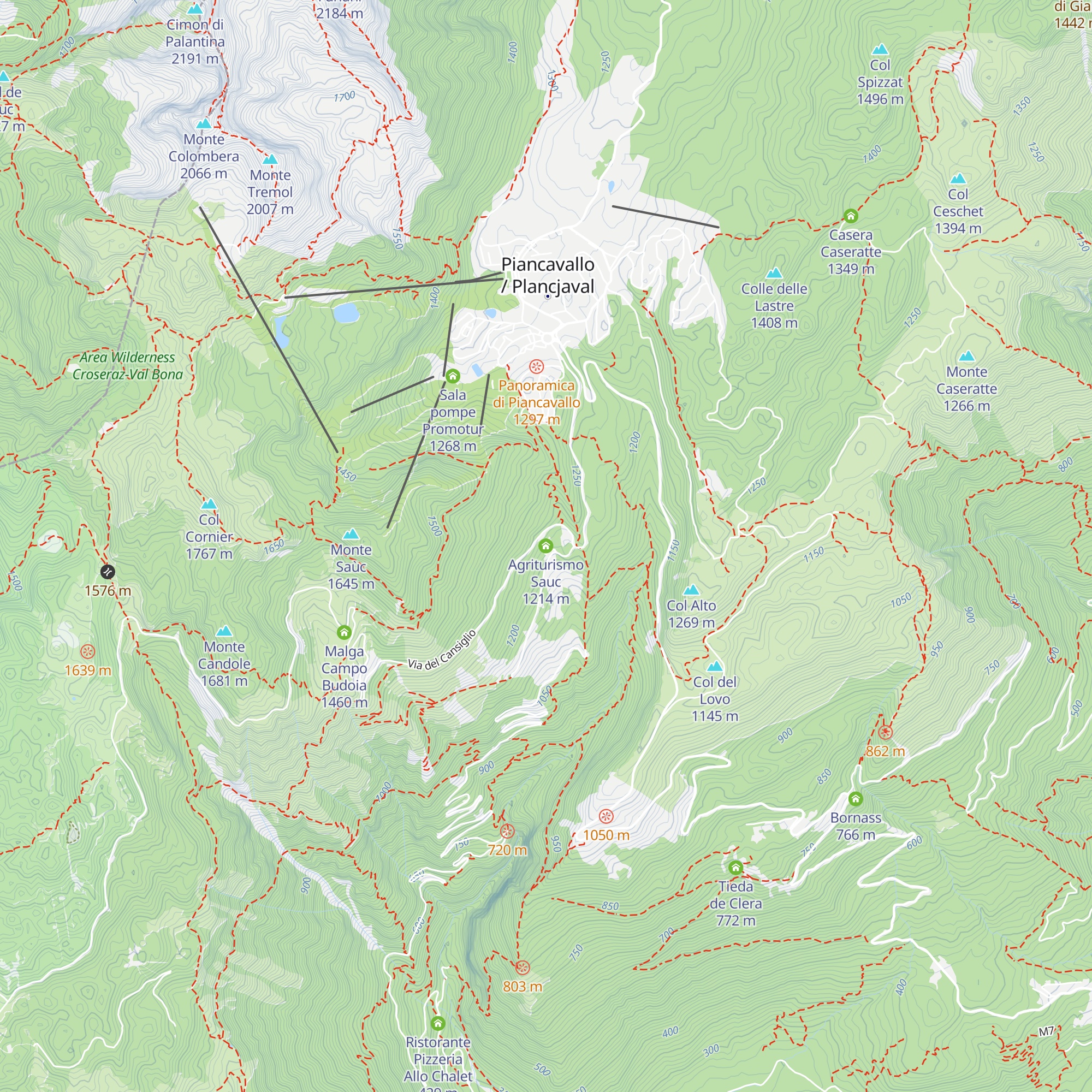 Agriturismo Sauc map