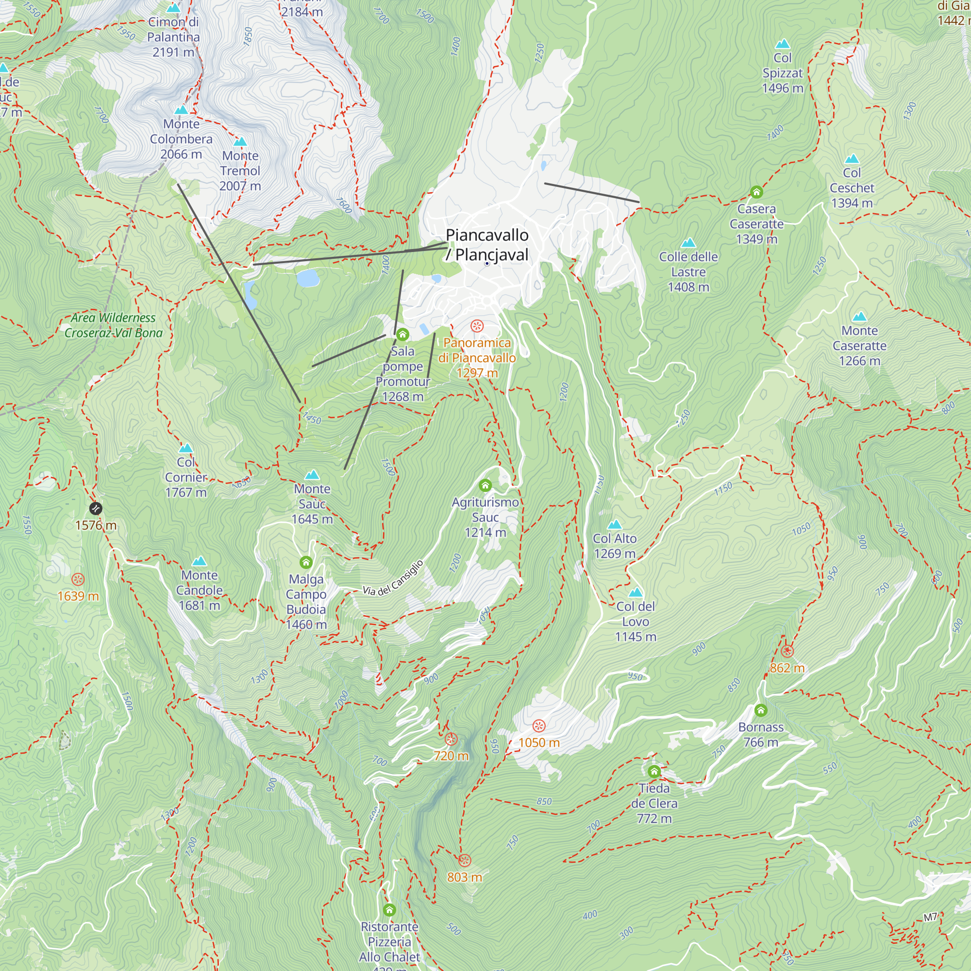 Agriturismo Sauc map
