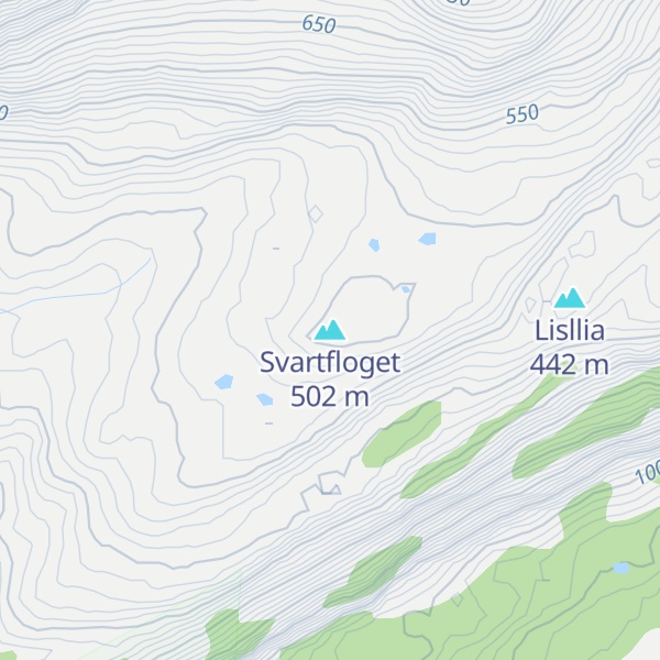Map of Svartfloget