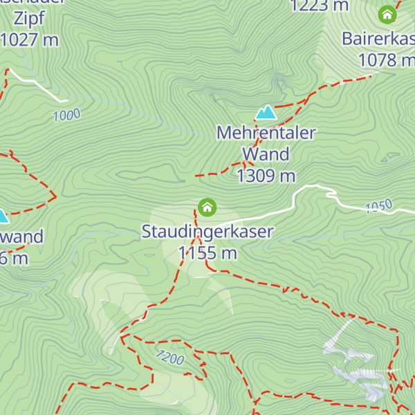 Map of Staudingerkaser