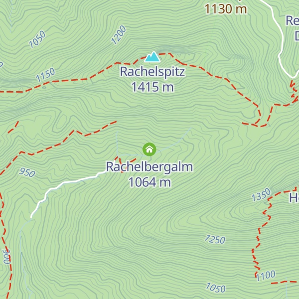 Map of Rachelbergalm