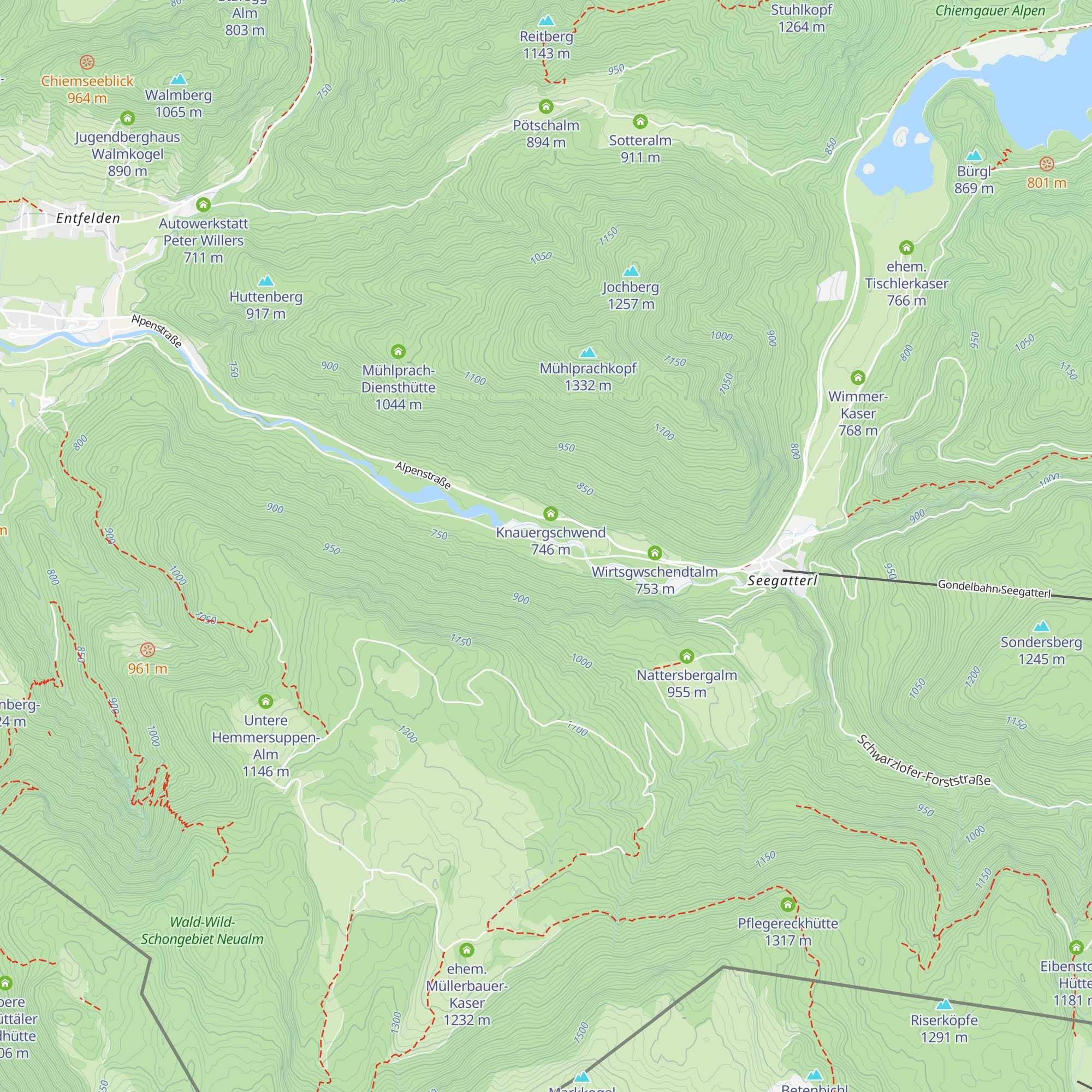 Gartner Gschwendt-Alm map