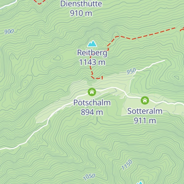 Map of Pötschalm