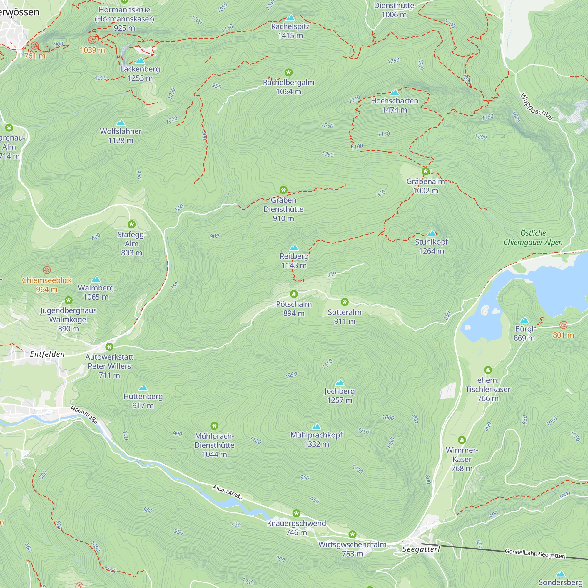 Pötschalm map