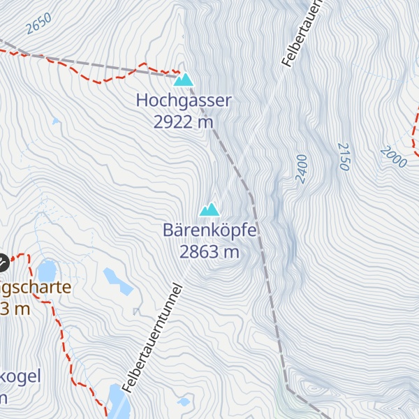 Map of Bärenköpfe