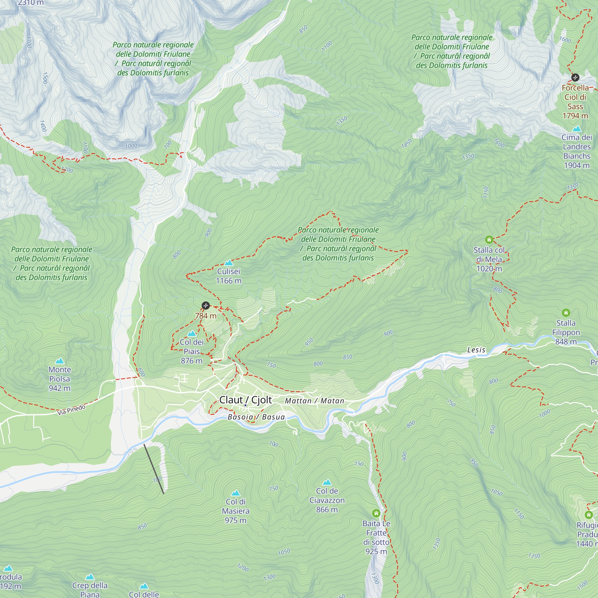 Stalla Narbaz map
