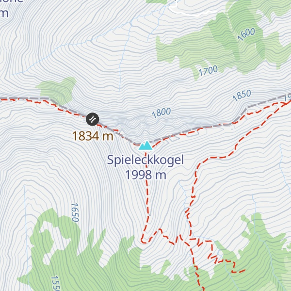 Map of Spieleckkogel