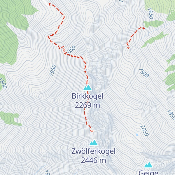 Map of Birkkogel