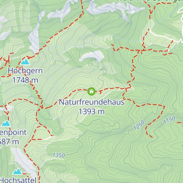 Map of Naturfreundehaus