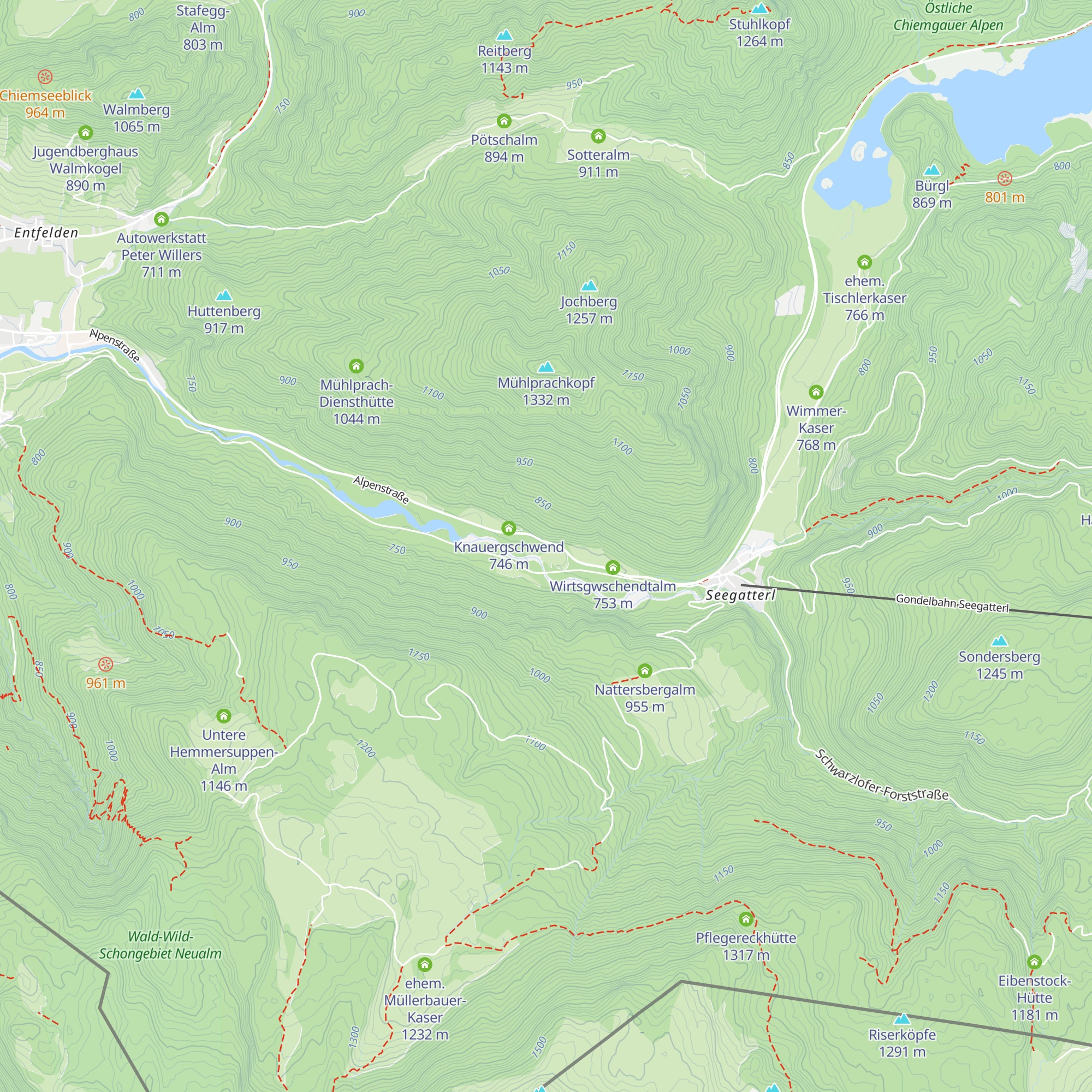 Knappen-Gschwendt-Alm map