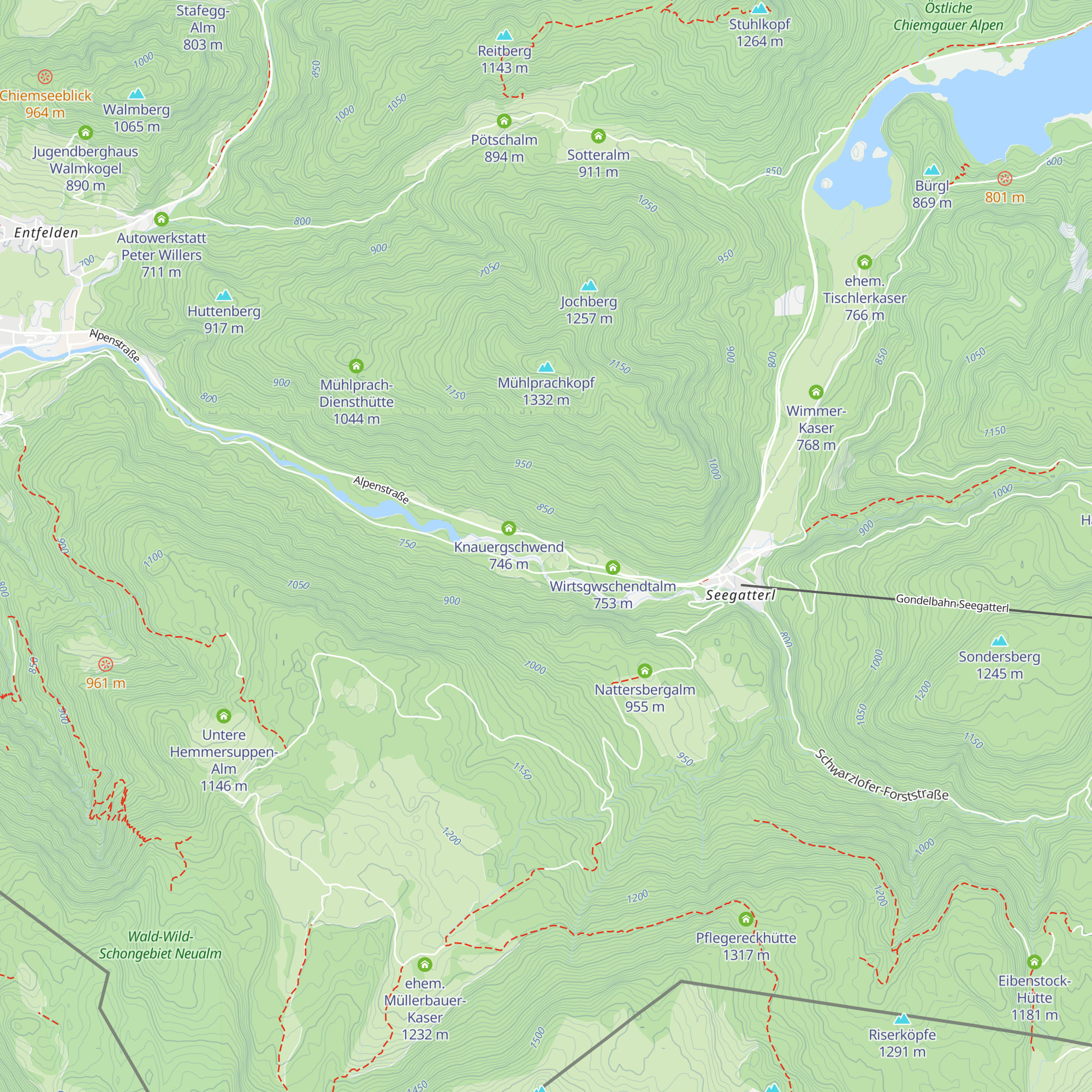 Knappen-Gschwendt-Alm map