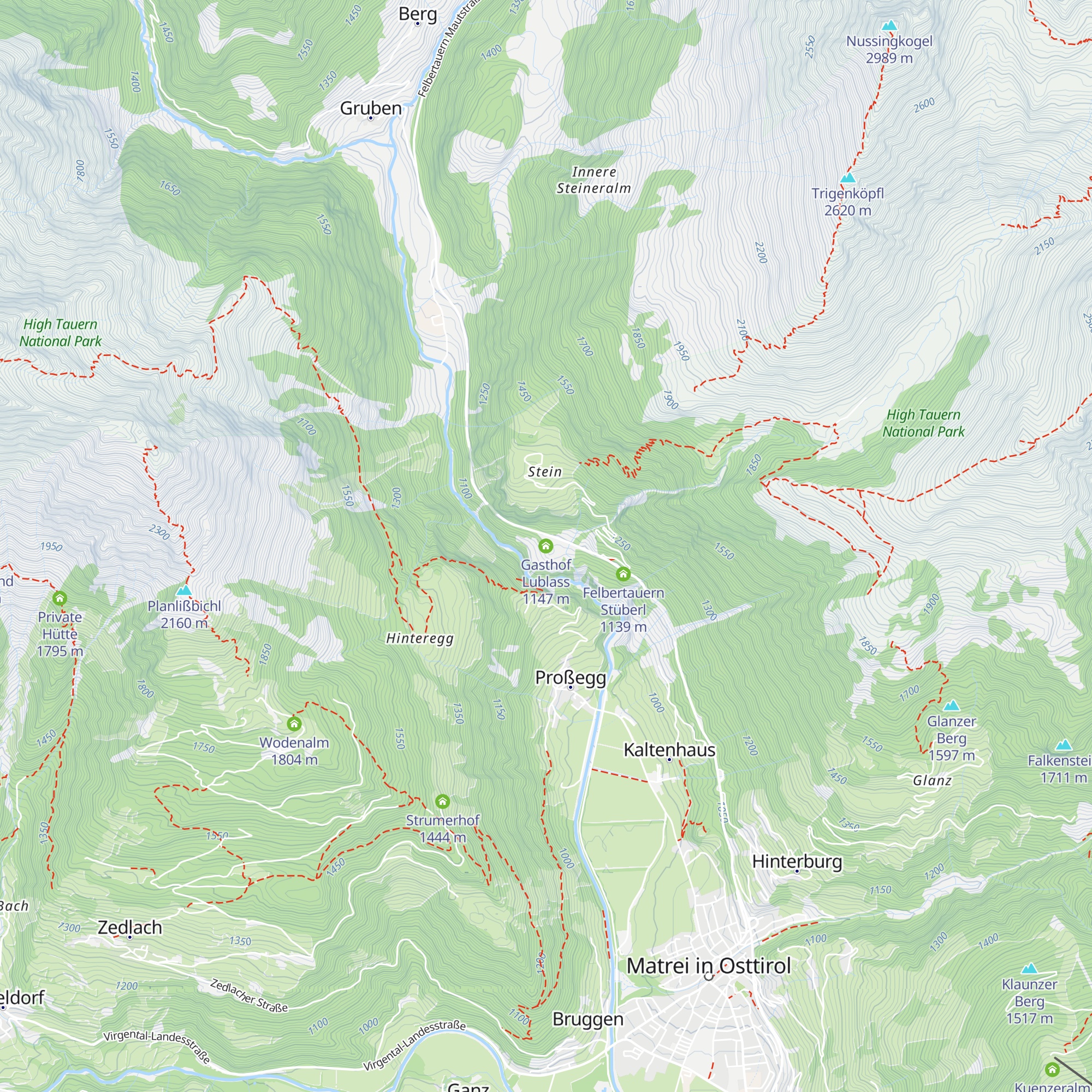 Gasthof Lublass map
