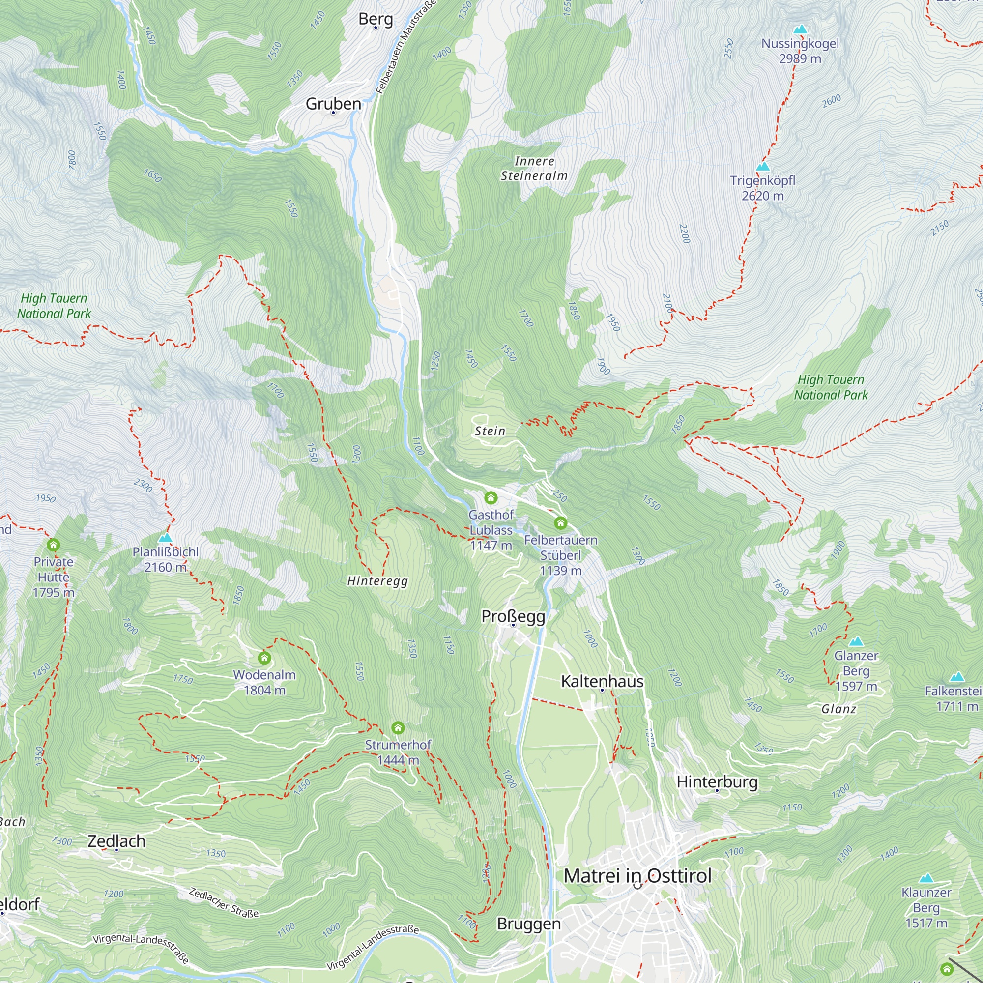 Rast-Stüberl map